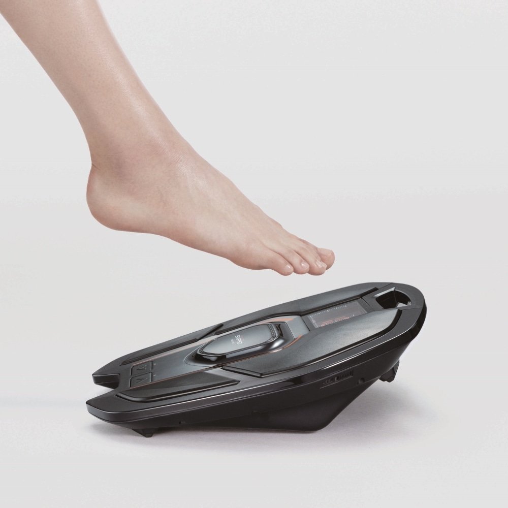 座ったまま足を乗せるだけ！電気の刺激でトレーニング】SIXPAD Foot Fit 2